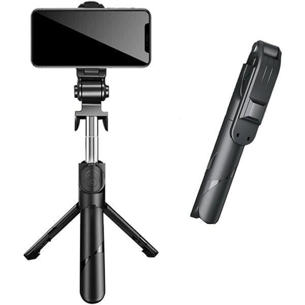 Selfie Stick with LED Light & Blutooth Remote and Selfie Stand